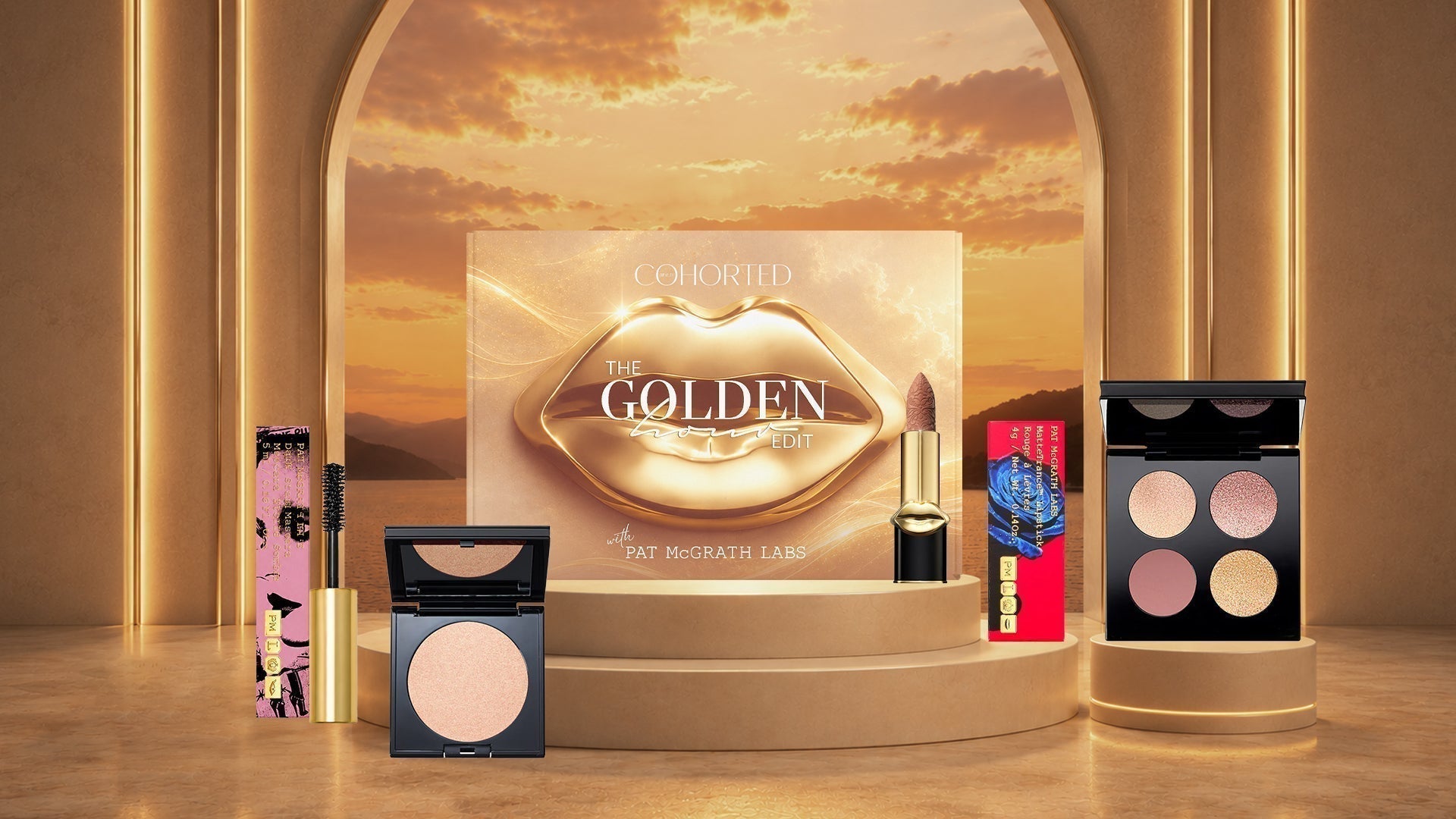 Cohorted Golden Hour Beauty Box with Pat McGrath Labs: Full Reveal