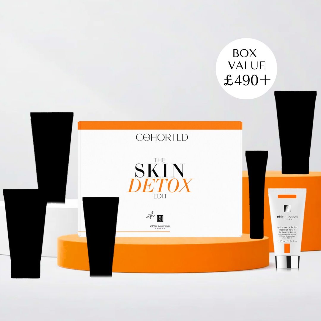 Cohorted Subscription Beauty Box - Cohorted - Be You Be Beautiful, Able skincare, the skin detox, subscription, beauty, skincare, value, UK