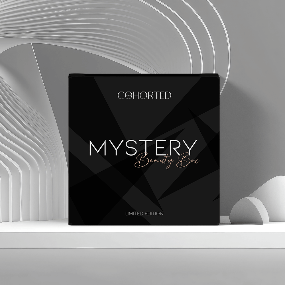 Cohorted, Mystery, Beauty Box, Beauty, Limited Edition, Luxury, surprise, skincare, cosmetics, haircare, UK, gift, gift guide