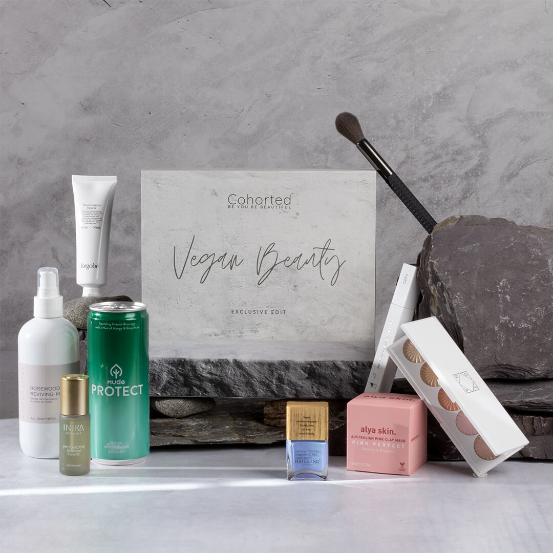 subscription vegan gift idea - Cohorted Beauty beauty box