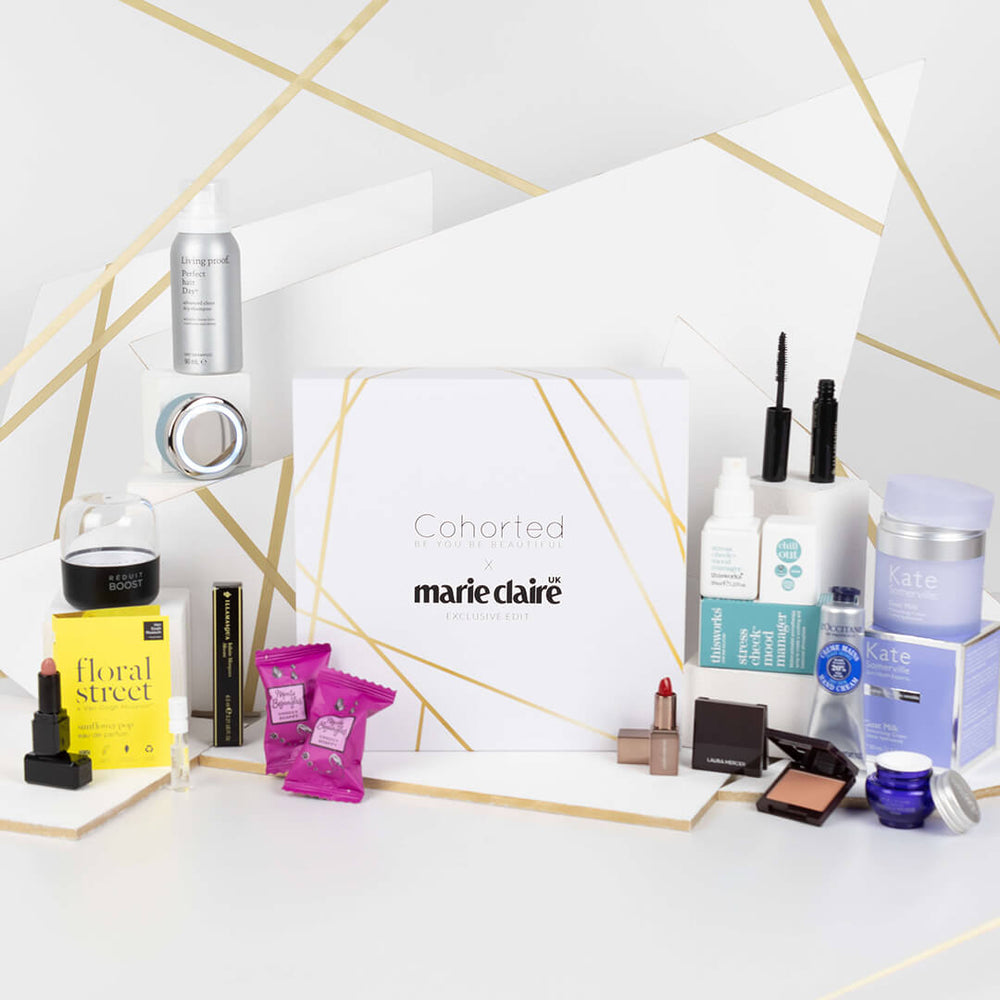 Cohorted, Marie Claire, Exclusive Beauty Box, Limited Edition, Edit, Luxury, Premium, Skincare, Cosmetics, Haircare, Makeup, Gift, Guide, Gifts, 